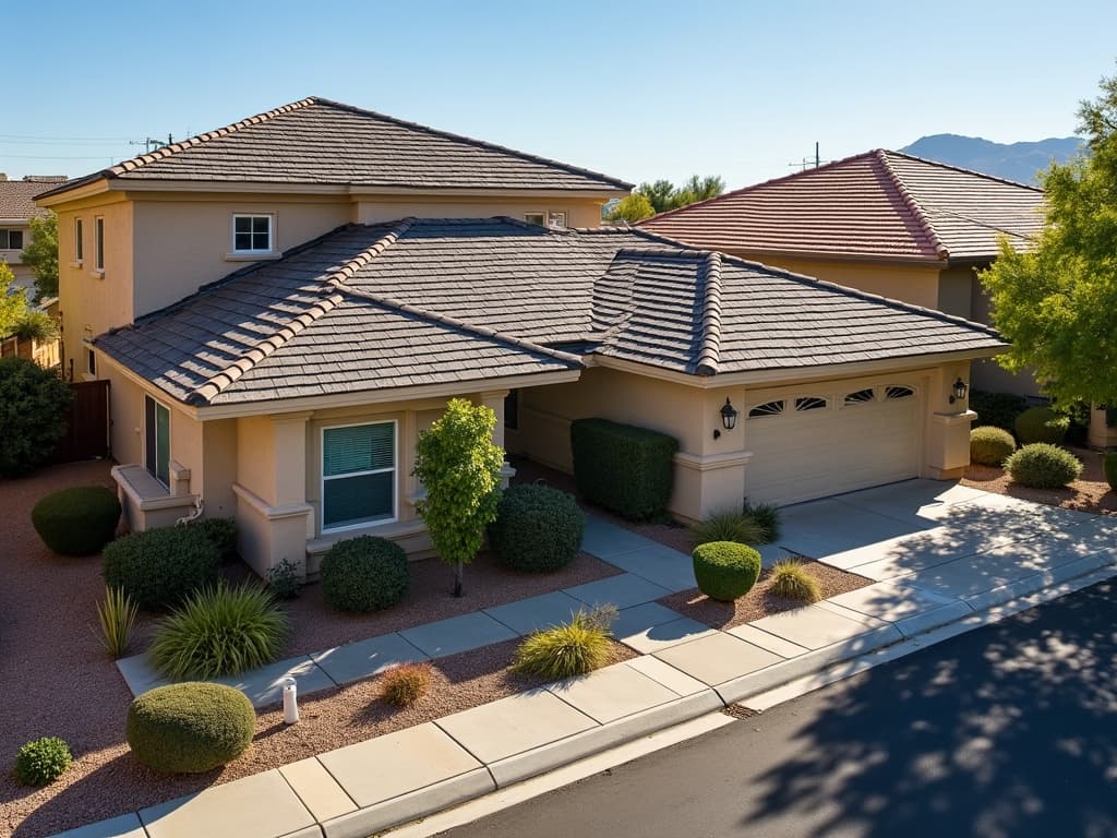 Shingle roof before replacement in Phoenix AZ